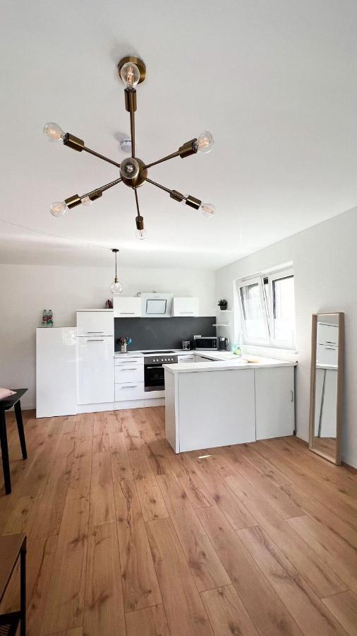2 Zkb Apartment In Mannheim Kueche - Parken - Grosser Tv Екстериор снимка